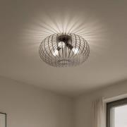 Deckenleuchte Globe, coffee, Ø 51 cm, Metall, 3-flammig, E27