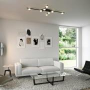 WEVER & DUCRÉ LED-Deckenlampe Perlez Grid 1.0 schwarz 927