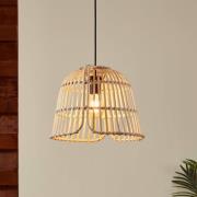 Hängeleuchte Glyneath mit Bambusschirm, Ø 37,5 cm