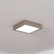 LED-Anbaupanel Fueva 5 IP20 830 nickel 16x16cm