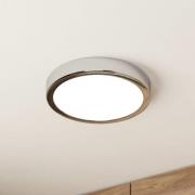 LED-Deckenlampe Fueva 5 IP44 3000K chrom Ø21cm