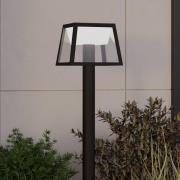 Solar-LED-Wegeleuchte Altilia, Höhe 106 cm, schwarz, Sensor