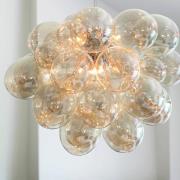 By Rydéns Gross Grande Hängeleuchte, 62 cm, amber