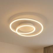 LED-Deckenlampe HOLY, sand, Ø 49 cm, Fernbedienung, CCT, dim