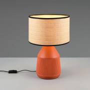 Tischlampe Formentera, terracotta/beige 43 cm Keramik/Papier