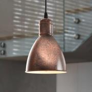 Vintage-Pendelleuchte Priddy 1 1flg., kupfer antik
