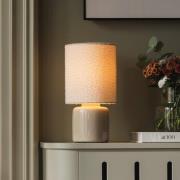 Globen Lighting Tischleuchte Florian, weiß/beige, Höhe 39 cm