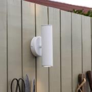 Globen Lighting Wandleuchte Hubble, weiß, Höhe 21 cm, IP44