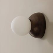 Globen Lighting Wandleuchte Torrano, braun, Ø 13 cm, IP44