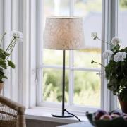 PR Home Tischlampe BASE ACANTHUS, weiß/silberfarben, 58 cm