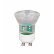 LED-Reflektor mini, GU10, 4 W, 2.700 K, transparent, dimmbar