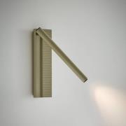 Bover LED-Wandleuchte Arid A/02 oliv, Alu, 2.700 K