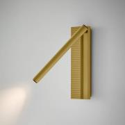 Bover LED-Wandleuchte Arid A/03 sandgelb, Alu, 2.700 K