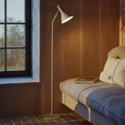 FRANDSEN Stehleuchte Lyss, beige, Metall, 150 cm hoch, E27