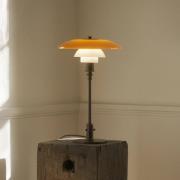 Louis Poulsen Tischleuchte PH 3-2, messing brüniert, amber