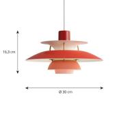 Louis Poulsen PH 5 Mini - Hängeleuchte, rot