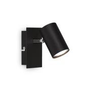 Wandleuchte Isil A, schwarz, 1-flammig, Metall, drehbar