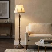 Stehleuchte Lincolndale mit Textil-Schirm