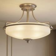 Deckenlampe Griffin, Ø 43 cm, nickel antik