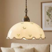 Hängelampe Nonna Streublume Ø 30 cm 1-fl. grün