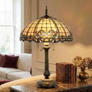 Wundervolle Tischleuchte Atlantis, Tiffany-Design