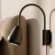 Nuura Wandstrahler Anoli, schwarz, Metall, GU10, Stecker