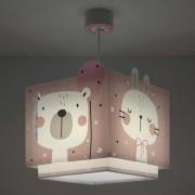 Dalber Kinder-Hängeleuchte BABY JUNGLE, pink