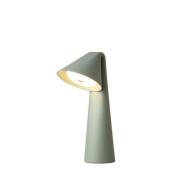 FRANDSEN LED-Akku-Tischlampe Ami, grün, 32 cm, dimmbar