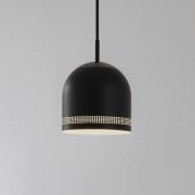 NOLA Hängeleuchte Oura, Ø 15 cm, schwarz, Eisen, E27