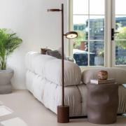 GOOD & MOJO LED-Stehlampe Okinawa, 2-flg. braun, 146cm, Holz