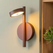 GOOD & MOJO LED-Wandlampe Okinawa, braun, Stecker, Holz