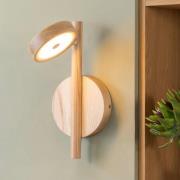 GOOD & MOJO LED-Wandlampe Okinawa, natur, Stecker, Holz