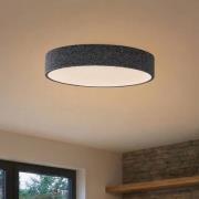 Lindby Smart LED-Deckenlampe Elmor Ø 45 cm grau RGB CCT