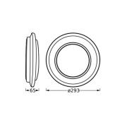 OSRAM LED-Deckenleuchte ORBIS BERLIN, silber, Ø 30 cm Metall