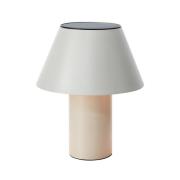 LED-Solar-Tischleuchte Vivo, grau, IP44, Höhe 30 cm, dim.