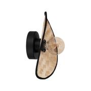 Wandleuchte Marywell, Bambus natur, 30 x 20 cm, E27