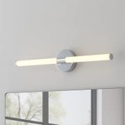 LED-Wandleuchte Ramola, chromfarben, Breite 60 cm, IP44, CCT