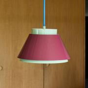 Hängelampe Remi, grün/rot, Ø 25 cm, Metall