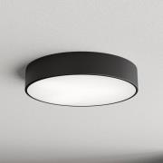 Deckenleuchte Cleo, Ø 40 cm, IP20, schwarz, Metall, E27