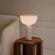 NEW WORKS Tischleuchte Kizu Small, beige, Marmor, E14