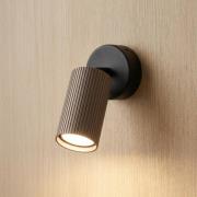 Deckenspot Tune, 1-flammig, braun, Metall, Ø 15 cm, GU10