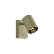 LED-Wandlampe Melina olivgrün Ausladung 12 cm Metall dimmbar