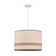 MARKET SET Hängeleuchte Jimmy, Ø 48 cm, beige, Musterborte