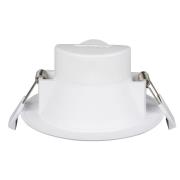 Prios LED-Einbaulampe Rida, 3er-Set, weiß, 15 cm, CCT, IP44