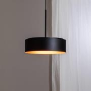 BEGA LED-Hängelampe Studio Line Ø 36 cm schwarz-kupfer DALI