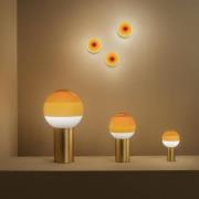 MARSET Tischlampe Dipping Light M, bernstein/messing