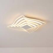 Lindby LED-Deckenleuchte Rebeka, 47x47cm, CCT, Fernbedienung