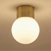 Deckenleuchte Hotel Mood 1, gold, Metall, Glas, G9