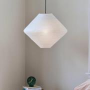 HAY Lampenschirm Diamond, Ø60 cm, weiß, Papier/Bambus