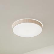 Lindby LED-Deckenlampe Zylo, beige, Ø 49 cm, CCT, dimmbar